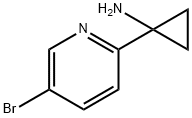 1-(5-broMopyridin-2-yl)cyclopropanaMine 구조식 이미지