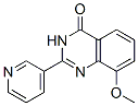 4(3H)-Quinazolinone,  8-methoxy-2-(3-pyridinyl)- Structure