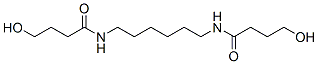 N,N'-hexane-1,6-diylbis(4-hydroxybutyramide) Structure