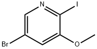 5-BROMO-2-IODO-3-METHOXYPYRIDINE Structure