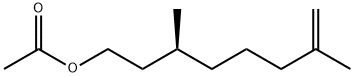 (S)-3,7-디메틸옥트-7-에닐아세테이트 구조식 이미지