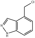 1H-인다졸,4-(클로로메틸)- 구조식 이미지