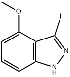 1H-Indazole, 3-iodo-4-Methoxy- Structure