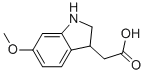 2-(6-METHOXYINDOLIN-3-YL)ACETIC ACID Structure