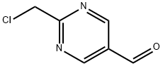 2-(CHLOROMETHYL)PYRIMIDINE-5-CARBALDEHYDE 구조식 이미지