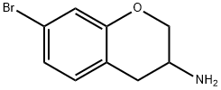 2H-1-BENZOPYRAN-3-AMINE,7-BROMO-3,4-DIHYDRO- 구조식 이미지