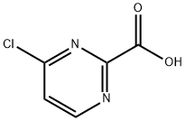 4-chloropyrimidine-2-carboxylic acid Structure