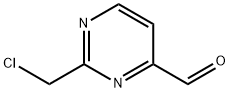2-(chloroMethyl)pyriMidine-4-carbaldehyde Structure