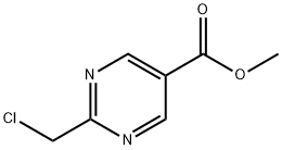 METHYL 2-(CHLOROMETHYL)PYRIMIDINE-5-CARBOXYLATE Structure