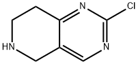 2-chloro-5,6,7,8-tetrahydropyrido[4,3-d]pyrimidine 구조식 이미지