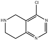 Pyrido[4,3-d]pyrimidine, 4-chloro-5,6,7,8-tetrahydro- 구조식 이미지