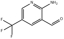 2-Amino-5-(trifluoromethyl)nicotinaldehyde Structure