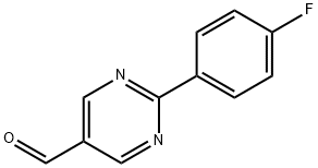 2-(4-플루오로페닐)피리미딘-5-카브알데하이드 구조식 이미지