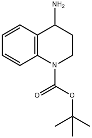 TERT-부틸4-아미노-3,4-디히드로퀴놀린-1(2H)-카르복실레이트 구조식 이미지