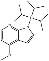 4-METHOXY-1-TRIISOPROPYLSILANYL-1H-PYRROLO[2,3-B]PYRIDINE Structure