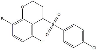 4-(4-chlorophenylthio)-5,8-difluorochroMan-3-ol Structure