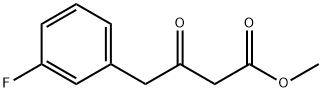 4-(3-FLUORO-PHENYL)-3-OXO-BUTYRICACIDMETHYL에스테르 구조식 이미지