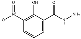 2-hydroxy-3-nitrobenzenecarbohydrazide 구조식 이미지