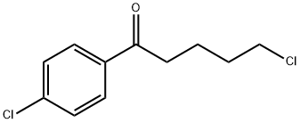 5-CHLORO-1-(4-CHLOROPHENYL)-1-OXOPENTANE Structure