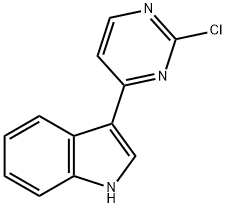 3-(2-chloropyriMidin-4-yl)-1H-indole 구조식 이미지