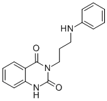 3-(3-페닐라미노-프로필)-1H-퀴나졸린-2,4-디온 구조식 이미지