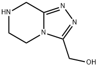 1,2,4-트리아졸로[4,3-a]피라진-3-메탄올,5,6,7,8-테트라하이드로- 구조식 이미지