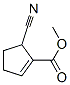 1-Cyclopentene-1-carboxylicacid,5-cyano-,methylester(9CI) Structure