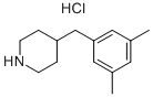 PIPERIDINE, 4-[(3,5-DIMETHYLPHENYL)METHYL]-, HYDROCHLORIDE Structure