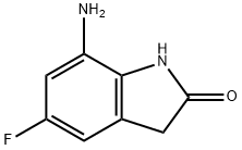 7-Amino-5-fluoroindolin-2-one Structure