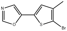 OXAZOLE, 5-(5-BROMO-4-METHYL-2-THIENYL)- Structure