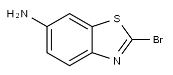 6-Benzothiazolamine, 2-bromo- Structure