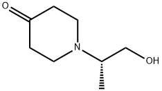 (S)-1-(1-하이드록시프로판-2-YL)피페리딘-4-원 구조식 이미지