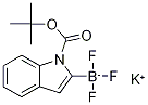 Potassium [1-(tert-Butoxycarbonyl)-1H-indole-2-yl]trifluoroborate Structure