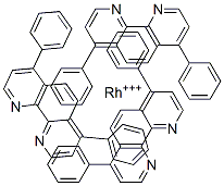 tris(4,7-diphenyl-1,10-phenanthroline)-rhodium (III) Structure