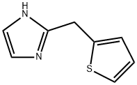 1H-이미다졸,2-(2-티에닐메틸)- 구조식 이미지