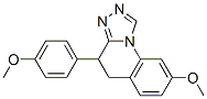 [1,2,4]Triazolo[4,3-a]quinoline,  4,5-dihydro-8-methoxy-4-(4-methoxyphenyl)- Structure