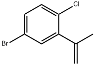 4-Bromo-1-chloro-2-(prop-1-en-2-yl)benzene 구조식 이미지