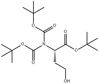 2-Di(tert-butyloxycarbonyl)-L-hoMoserine  tert-Butyl Ester Structure