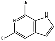 945840-69-7 1H-PYRROLO[2,3-C]PYRIDINE, 7-BROMO-5-CHLORO-