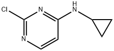 (2-Chloro-pyrimidin-4-yl)-cyclopropyl-amine 구조식 이미지