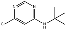 N-(tert-Butyl)-6-chloropyrimidin-4-amine 구조식 이미지