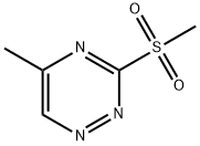 5-Methyl-3-(methylsulfonyl)-1,2,4-triazine Structure