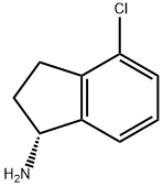 (R)-4-CHLORO-INDAN-1-YLAMINE Structure