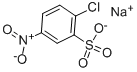 나트륨2-클로로-5-니트로벤젠설포네이트 구조식 이미지