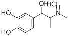 methyl(beta,3,4-trihydroxy-alpha-methylphenethyl)ammonium chloride Structure