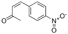 (Z)-4-(4-니트로페닐)-3-부텐-2-온 구조식 이미지