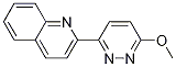 2-(6-methoxypyridazin-3-yl)quinoline Structure