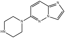 6-piperazin-1-ylimidazo[1,2-b]pyridazine hydrochloride 구조식 이미지