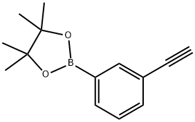 2-(3-Ethynyl-phenyl)-4,4,5,5-tetramethyl-[1,3,2]dioxaborolane Structure