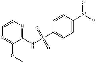 N-(3-methoxypyrazin-2-yl)-4-nitrobenzenesulfonamide Structure